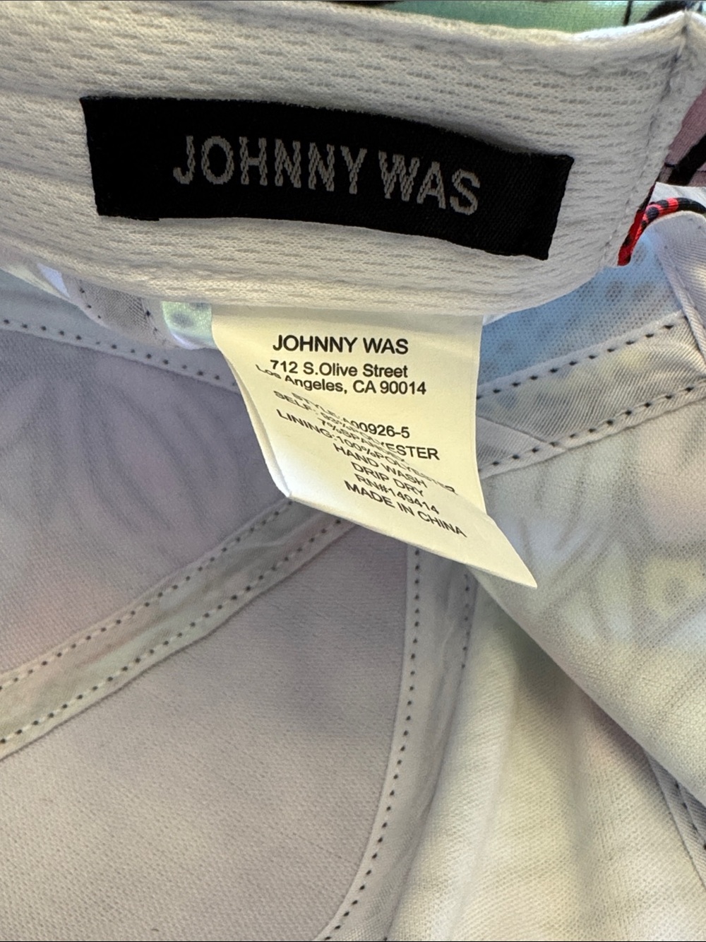 NWOT Johnny Was Print Baseball Hat - Picture 5 of 9